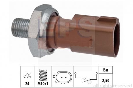 Датчик давления масла VW 2.0TDI 14- (коричневый) EPS 1.800.205 (фото 1)