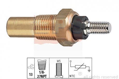 FORD Датчик температуры воды ESCORT 86-98 EPS 1.830.124