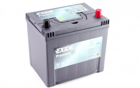 Акумуляторна батарея 65Ah/580A (230x173x222/+R/B01) Premium Азія EXIDE EA654 (фото 1)