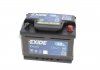 Акумуляторна батарея 60Ah/540A (242x175x175/+R/B13) Excell EXIDE EB602 (фото 1)
