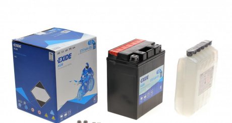 Стартерна батарея (акумулятор) EXIDE ETX14AH-BS (фото 1)