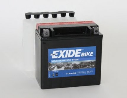 Аккумулятор EXIDE YTX14-BS (фото 1)