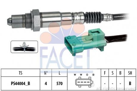 Citroen 1.6 THP C4/C5 08-/ DS3/DS4/DS5 11-16/ Opel Astra 1.6 21-/ Peugeot 1.6 THP 207/308/408/508 06-/ 3008/5008 06-/ FACET 10.8246 (фото 1)