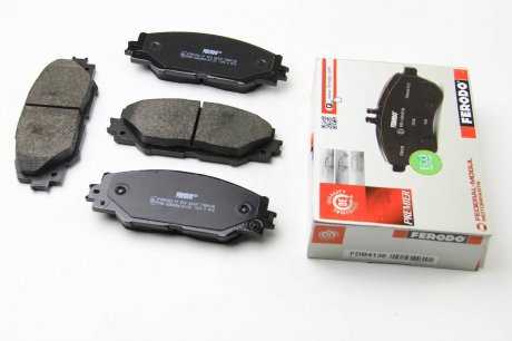 Комплект гальмівних колодок з 4 шт. дисків FERODO FDB4136 (фото 1)
