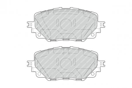 Гальмівні колодки, дискові FERODO FDB4873 (фото 1)