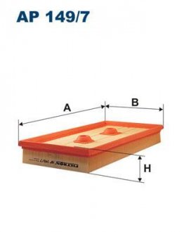 Фильтр воздуха FILTRON AP 149/7