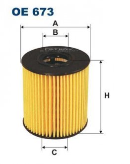 Фильтр масляный FILTRON OE 673