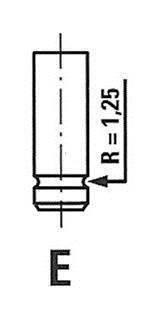 Клапан выпускной LADA 2101-07 3448/R EX FRECCIA ="R3448R" (фото 1)