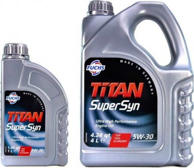 Олія моторна Titan Supersyn 5W-30 (1 л) FUCHS 600930660 (фото 1)