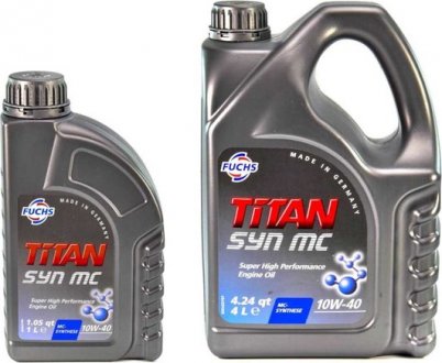 Масло моторное Titan Syn MC 10W-40 (1 л) FUCHS 601004346 (фото 1)