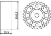 Зубчатый паразитный/ведущий ролик ГРМ GMB GT80720 (фото 4)