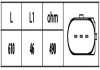 VW Датчик обертів двигуна Audi A2,Seat,Skoda Fabia,Roomster,Polo 1.4TDI 99- HELLA 6PU 009 146-541 (фото 2)