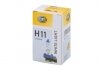 H11 12V 55W Лампа розжарювання WHITE LIGHT UP TO 300h, UP TO 4200 KELVIN HELLA 8GH 223 498-151 (фото 2)