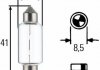 HELLA C10W 24V Автолампа пальчиковая (41мм) 8GM 002 091-251