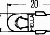 12V 2W J Автолампа (STANDARD) HELLA 8GP 002 066-121 (фото 2)