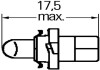 Автолампа Behr Standard BAX BX8,4d 2W прозора HELLA 8GS006677121 (фото 2)