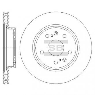 Диск тормозной Hi-Q (SANGSIN) SD4810