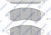 Комплект гальмівних колодок з 4 шт. дисків SP1602