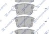 Комплект гальмівних колодок з 4 шт. дисків SP2184