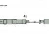 HUCO DB Комплект высоковольтных проводов W169,245 04- 134294