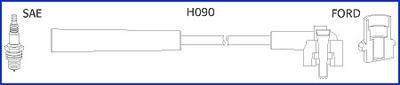 Комплект кабелей высоковольтных HITACHI 134673