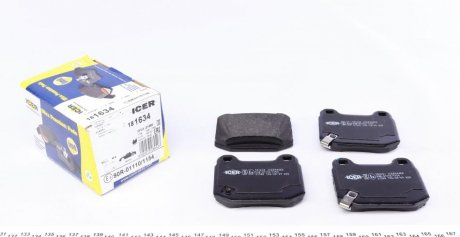 Комплект гальмівних колодок (дискових) ICER 181634 (фото 1)