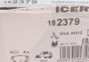 Комплект гальмівних колодок (дискових) ICER 182379 (фото 8)
