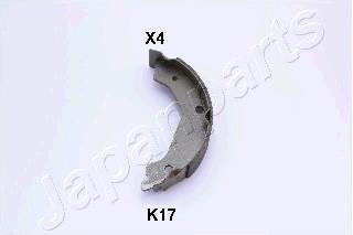 Тормозные колодки барабан. KIA Sorento 02- JAPANPARTS GF-K17AF (фото 1)