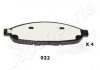 JAPANPARTS CHRYSLER Тормозные колодки перед Pacifica 3,5 AWD -06 PA-922AF