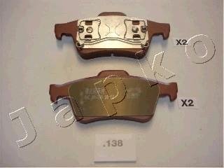 Колодки гальмівні дискові Mazda 3 1.4 (04-09),Mazda 3 1.4 (03-09),Mazda 3 1.6 (JAPKO 51138 (фото 1)
