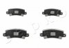 Колодки тормозные дисковые Toyota Corolla 2.0 (03-07),Toyota Corolla 1.4 (04-07) JAPKO 51257 (фото 1)