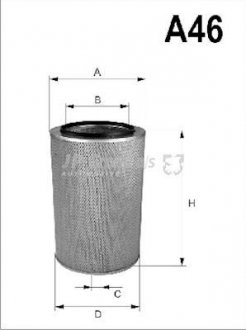 Фільтр повітря JP GROUP 1118607300 (фото 1)