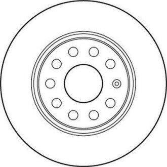 VW диск гальмівний перед.(вентил.) Audi A3 03-Golf V,Caddy III 04- JURID 562237JC