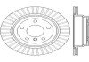 BMW диск гальмівний задн.1 E81/87,3 E90,X1 E84 05- JURID 562442JC (фото 1)