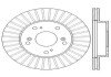 JURID HONDA диск гальмівний передн.Civic VIII Hybrid 06- 562548JC