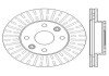 JURID KIA гальмівний диск передн.Rio 00- 562556JC