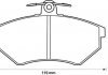 JURID Колодки тормозные пер. (WVA 20669) (16,2мм) VW PASSAT (без датчика) 571376J