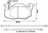 JURID CITROEN Тормозные колодки передние ZX 91-,Peugeot,Renault Clio 571525J