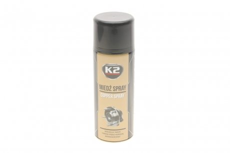 Засіб для змащення (мідна змазка) / PRO COPPER SPRAY 400ML K2 W122 (фото 1)