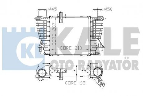 KALE RENAULT Clio III,Modus,Nissan Cube,Juke Note,NV200 1.5dCi 05- KALE OTO RADYATOR 243400