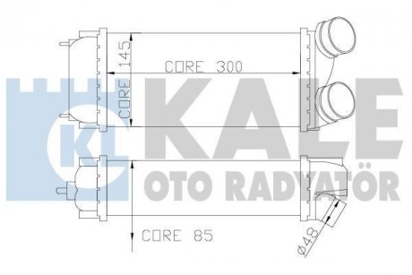 KALE CITROEN C4 I,Grand Picasso,Peugeot 307 1.6HDI 04- KALE OTO RADYATOR 344000