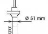 Амортизатор газомасляний KYB 334045 (фото 2)