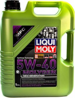 Олія моторна Molygen New Generation 5W-40 (5 л) LIQUI MOLY 9055