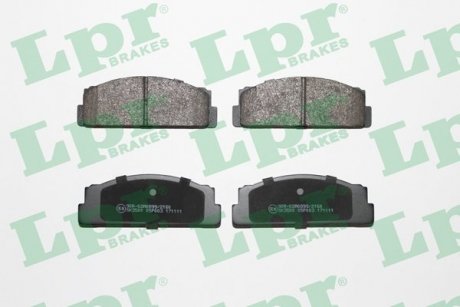 Комплект тормозных колодок из 4 шт. дисков LPR 05P003 (фото 1)