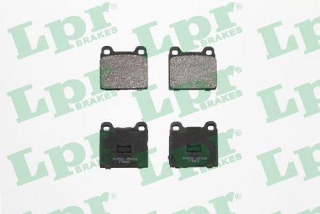 Комплект тормозных колодок из 4 шт. дисков LPR 05P659 (фото 1)