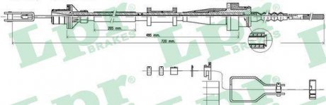 Трос зчеплення LPR C0116C