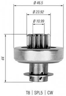 Бендикс RENAULT Kangoo (Valeo) MAGNETI MARELLI 940113020272