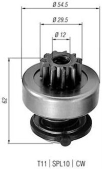 Бендикс (z=11) ALFA FIAT LANCIA JEEP CHRYSLER MAGNETI MARELLI AMB0217 (фото 1)