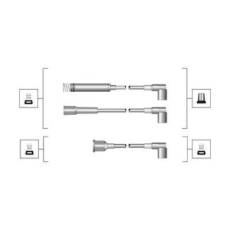 Комплект високовольтних проводів EQ OPEL [941319170009] MAGNETI MARELLI MSQ0009