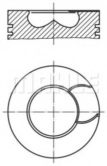 Поршень. DAF MAHLE / KNECHT 213 70 00 (фото 1)